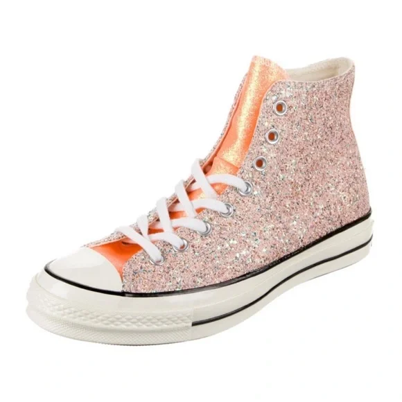 JW Anderson Converse Chuck 70 Hi Glitter Pack Sneakers Mens 9 Women’s 11 - Picture 9 of 9
